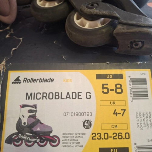 Rollerblade Microblade G used inline skates
