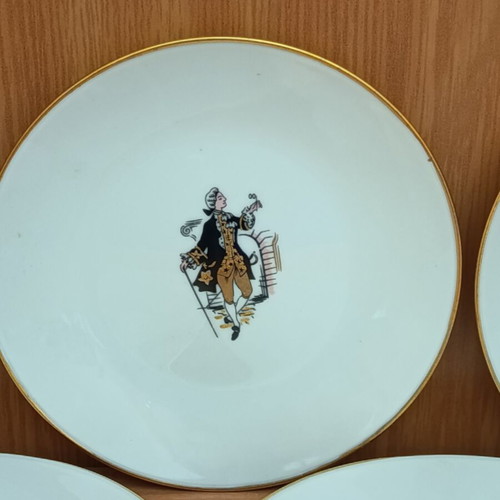 Rosenthal Germany vintage porcelain dessert plates set of 5 like new