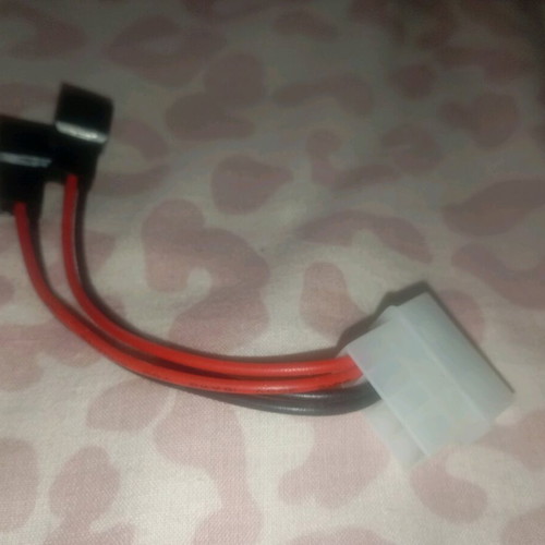 Power cable 2x3pin fans to 4-pin molex new