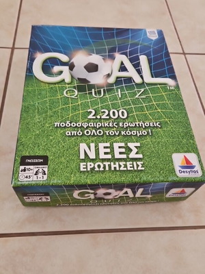 Goal Quiz board game with 2,200 football questions