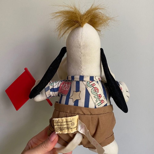 Vintage Droopy Dog Plush Toy by Applause 1990 used