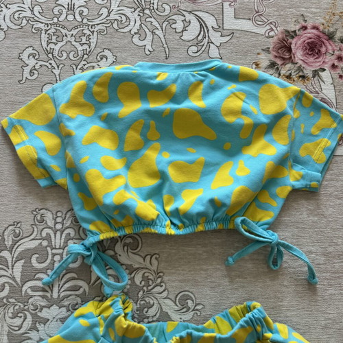 Mirabelle KidsCollection girls' set size 3-4 like new, yellow and turquoise
