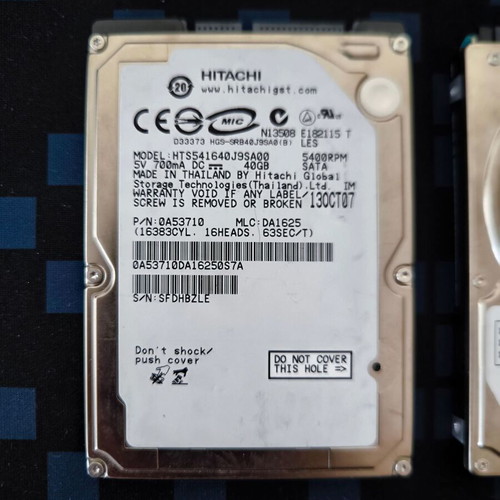 Sony PS3 Internal Hard Drives 2.5" SATA HDD like new, set of 3