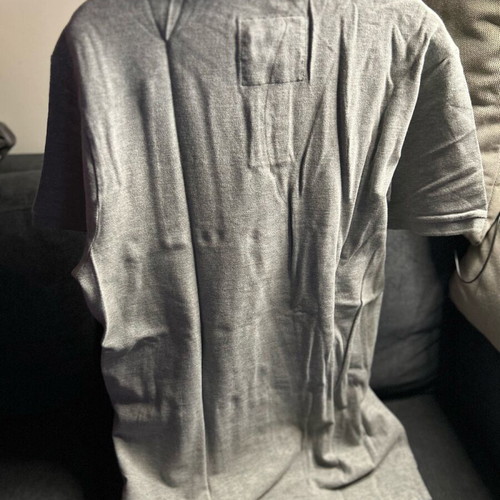 Abercrombie & Fitch men's polo shirt light gray short sleeve like new