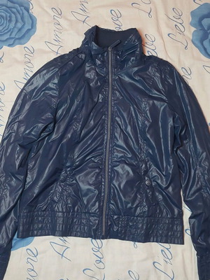 Bershka women's jacket like new, navy blue, XS/S