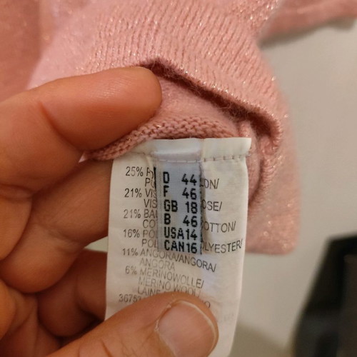 Blouse pink rose gold Cavita collection XL used