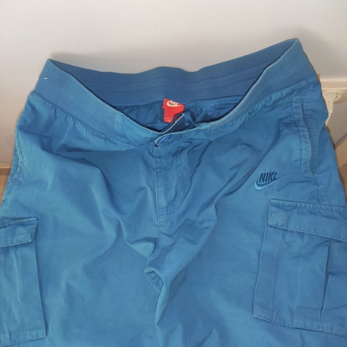 Nike Sportswear Cargo Shorts with Elastic Waist, Blue, Sizes M-L-XL