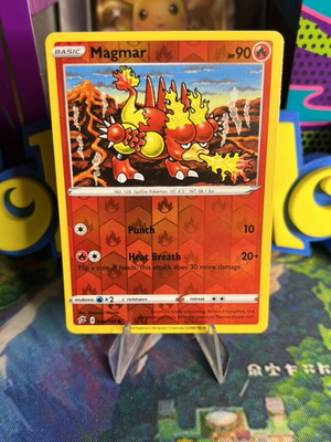 Κάρτα Magmar Rebel Clash Reverse Pokemon καινούργια