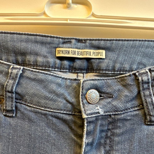 Drykorn low-rise jeans 30/34 slim leg used medium dark with elastane