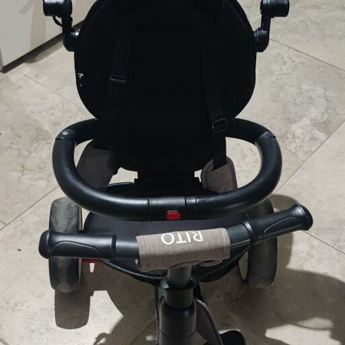 QPlay Rito folding toddler tricycle used, 10+ months