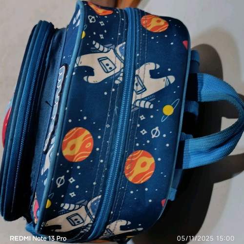 Preschool backpack with space theme like new