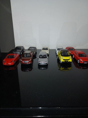 Metallic toy car set of 10 like new