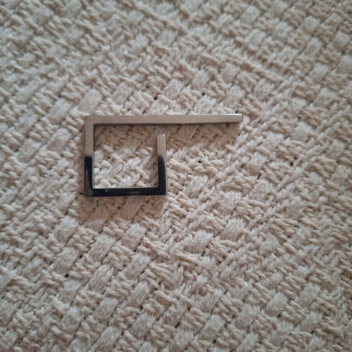 Steel ring size 19-20 like new, minimal design