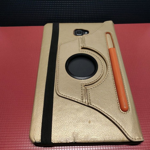 Samsung Galaxy Tab A (2016) 10.1" screen used with leather rotating case