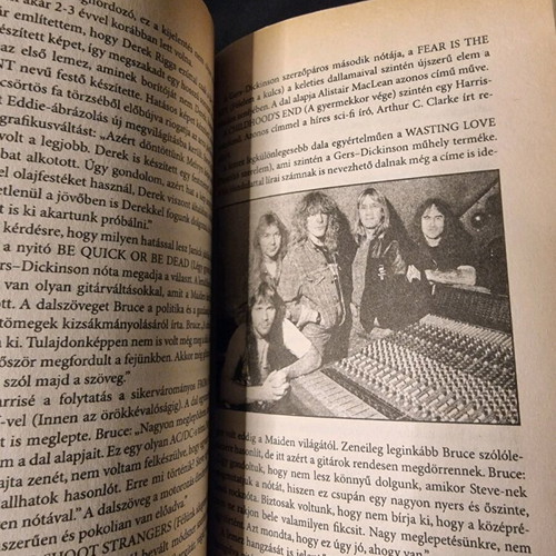 Iron Maiden Live After Death book like new
