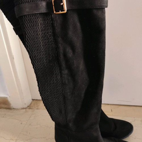 Migato suede over-the-knee boots black like new