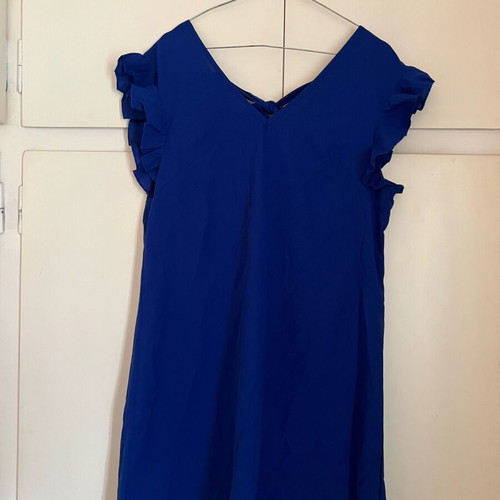 Shein short blue dress like new with back tie