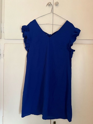 Shein short blue dress like new with back tie