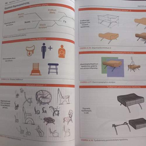 Product Design book by P. Kyratsis, N. Efkolidis, P. Minaoglou, A. Manavis, Tziola editions