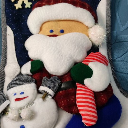 Christmas boots like new, set of 3 pieces