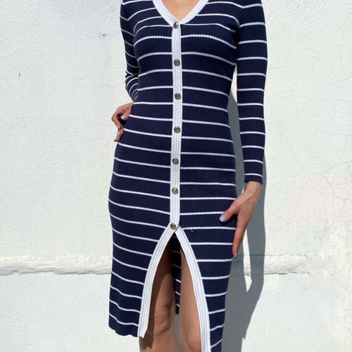 Guess dress, white and blue, size S