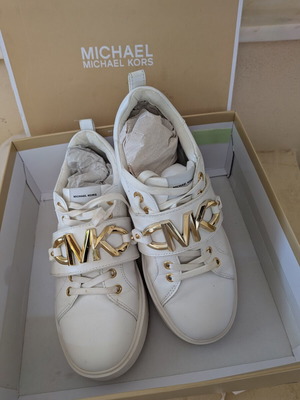 Michael Kors sneakers like new, size 37.5, white leather