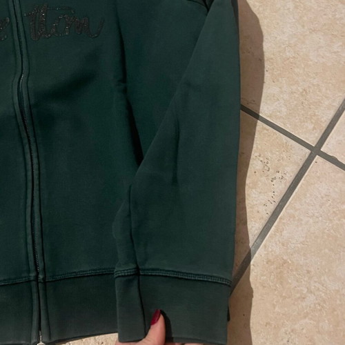 Benetton cotton sweatshirt like new, green, size S