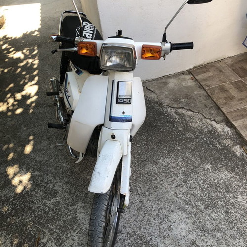 Honda GLX moped 125cc conversion, white