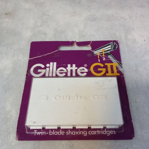 Gillette Contour collectible razor blade pack 1980s vintage new