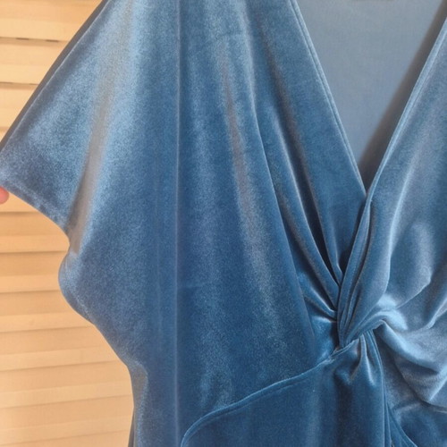 Velvet top Marks & Spencer like new, blue, size 5XL