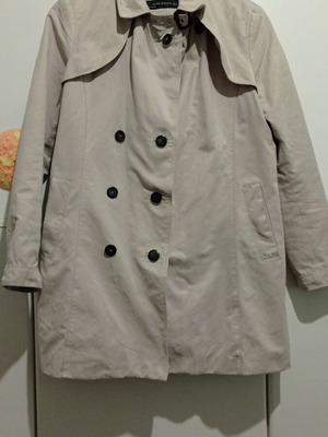 Zara classic beige trench coat, like new, size L