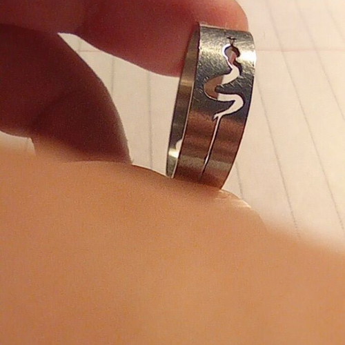 Snake ring steel like new