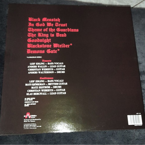Nemesis The Day Of Retribution LP used, metal