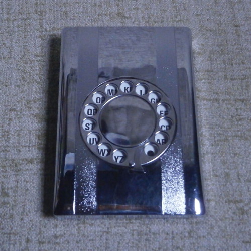 Telephone Index New Chrome Vintage
