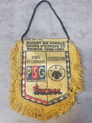 AEK Paris Saint Germain 1996 1997 Original Collectible Banner used