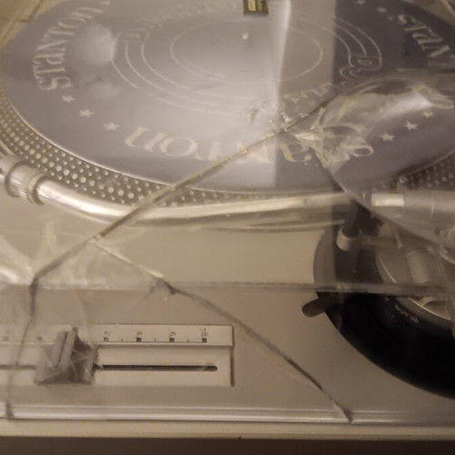 Technics SL 1200 MK2 Dust Cover used, broken but complete
