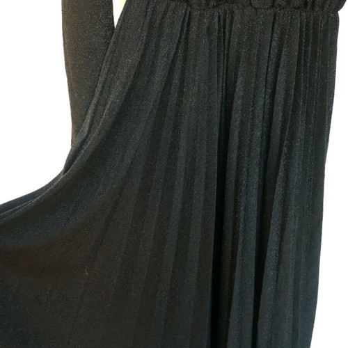 Black shiny dress L/XL like new