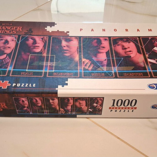 Stranger Things Puzzle 1000 pieces like new by Clementoni