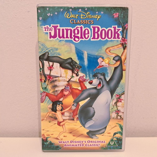 The Jungle Book VHS used Walt Disney Classics 1967 without subtitles