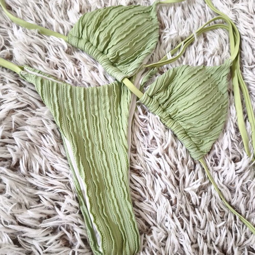 Bikini set like new, pastel light green, size S