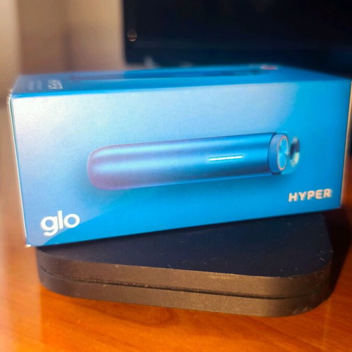 Glo Hyper tobacco heating device blue new