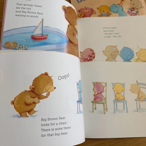 Bears books by Shirley Parenteau new, set of 3, English