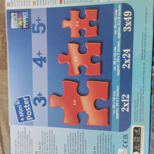 Double Puzzle for Preschoolers Ravensburger like new