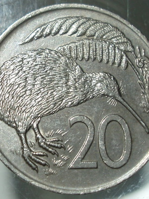 Νεοζηλανδικό νόμισμα 20 cents 1977 μεταχειρισμένο