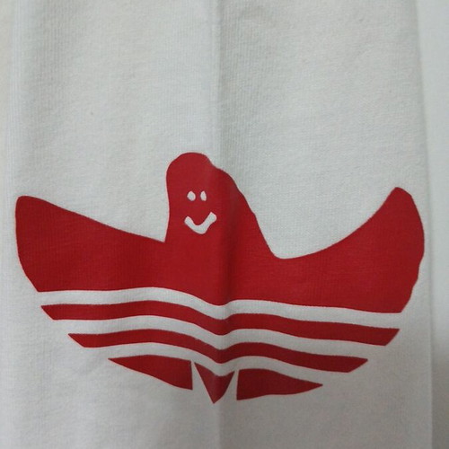 Adidas men's blouse like new, cotton, white, size M