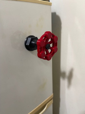 Original faucet fridge magnet 3D print new