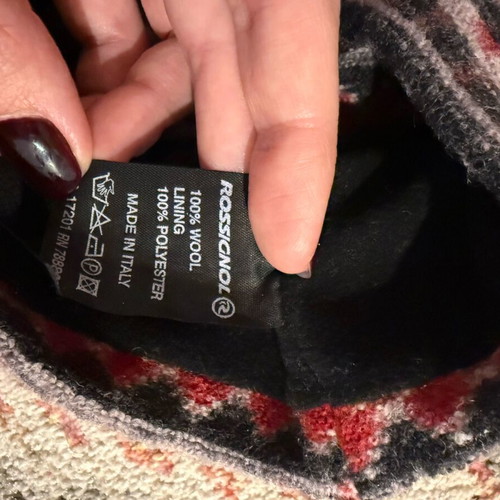 Rossignol wool hat new, multicolored