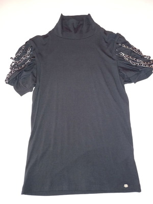 Zu Elements black top blouse like new, size L