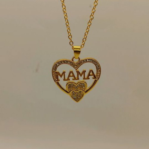 Mama heart necklace