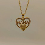 Mama heart necklace